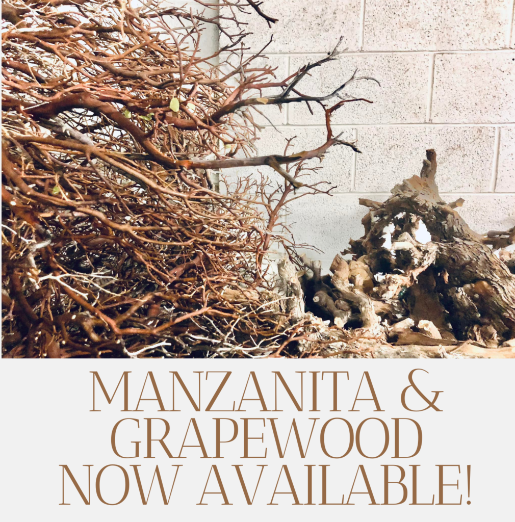 Manzanita and Grapewood back in stock and are now available for orders